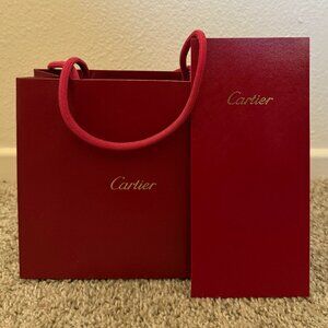 CARTIER Gift Boxes for Christmas White Elephant-MULTIPLE SIZES-5 Gift Bags ONLY